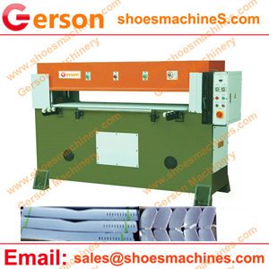 Shirt plastic collar band die cutting machine