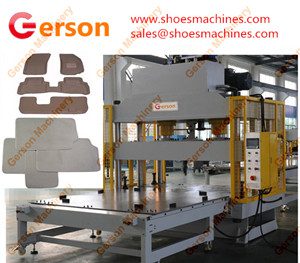Automatic Feed Car Interior Floor Carpet Die Cutting Press Machine