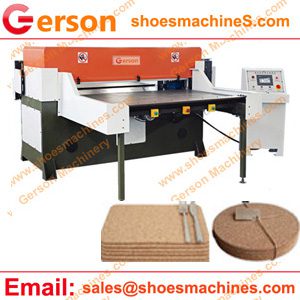 Hardboard Cork Back Placemats Hydraulic Die Cutting Machine