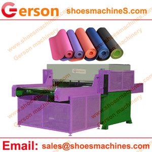 TPE-PVC-NBR-EVA Foam Yoga Mats Die Cutting Machine