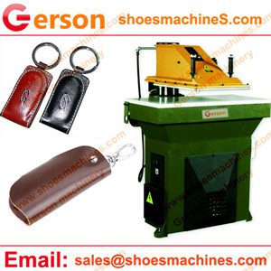 Genuine Leather Key Holder cutting machine