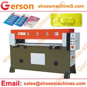 Manual sliding table plastic blister cover pack card die cutting machine