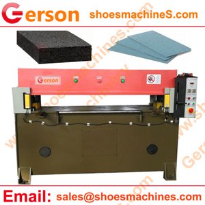 PVC Nitrile Sponge Sheeting die cutting machine