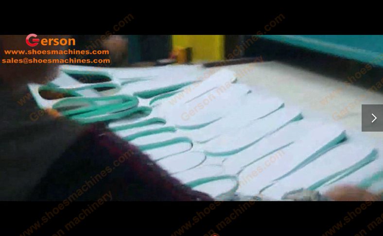 Rubber Slipper Sole Making Cutting Machine