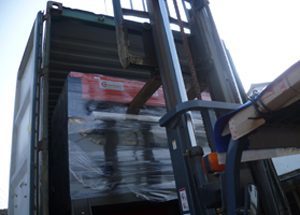 Máquina troqueladora Gerson, carga y envío