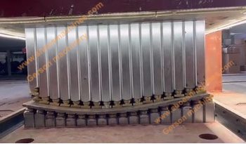 Metal plate forming press machine