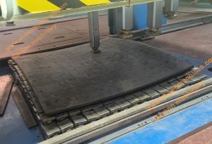 Metal plates punch multi-point bending forming press