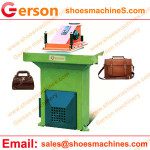 Leather bag cutting machine