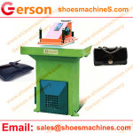 Die cutting machine for leather notebook cover