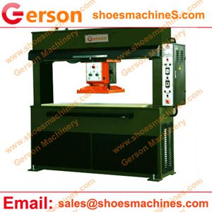 clicker die cutting press traveling head