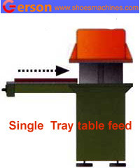 single sliding tray table die cutting machine
