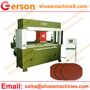 Abrasive polishing fiber sanding wheel cutting machine