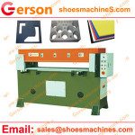 Cross-linked closed cell polyethylene foam cutting machine