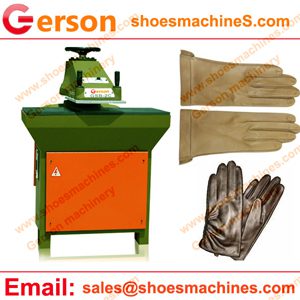 Lambskin leather glove die cutting machine