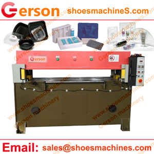 PVC thermoforming blister clamshell plastic packaging tray die cutting machine