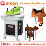 Buffalo leather saddle cutting machine