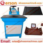 Genuine PU leather office table pad mat cutting machine