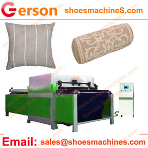 Plain Natural Linen Cushion Cover Cutting Machine