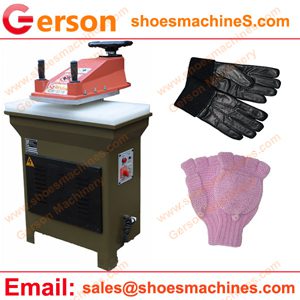 PU leather glove cutting machine