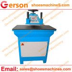 Turning arm hydraulic clicker cutting machine