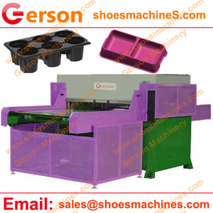 Plastic blister packaging cutting machine