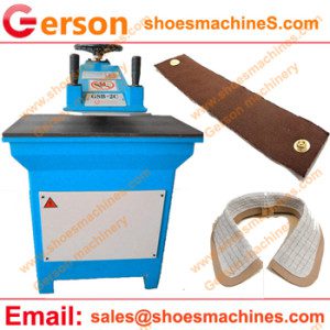 Canvas collar cuff die cutting machine