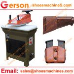 Genuine leather recoil pads die cutting machine