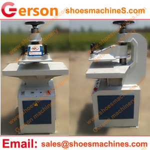 Manual clicking hydraulic punching press with swing arm for laboratory