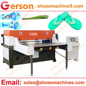 Rubber Slipper Sole Making Cutting Machine