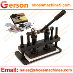 Benchtop clicker press with small mini die cutting machine