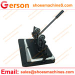 benchtop clicker press hand operated mini die punch cutting press
