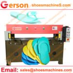 Disposable foam flip flop shoes press cutting machine