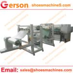 Roll feed non-woven fabric die cutting machine