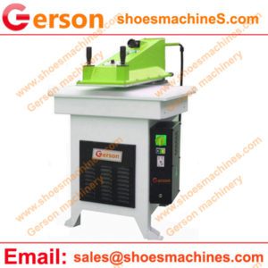 F50 die cutting machine with swing head clicker press