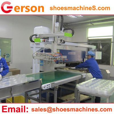 Plastic blister packaging sheet pickup manipulator die cutting machine