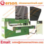 Rubber shock absorption mat die cutting machine