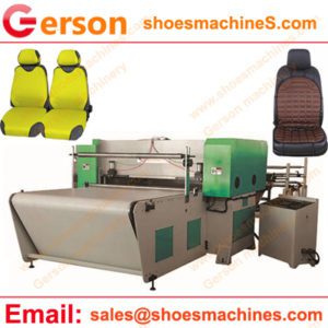 Leather plane seat cover die cutting machine press