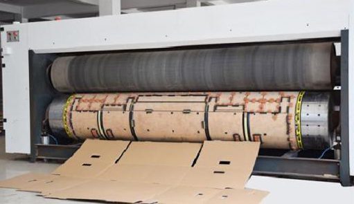 Rotary die cutting press